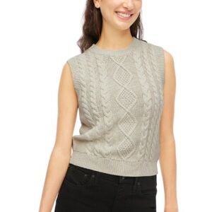 J. Crew Cream Cable Knit Sweater